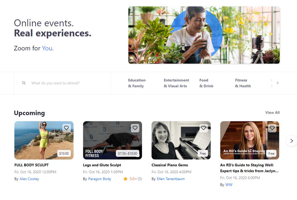 Zoom lança loja de apps e plataforma para venda de cursos e apresentações