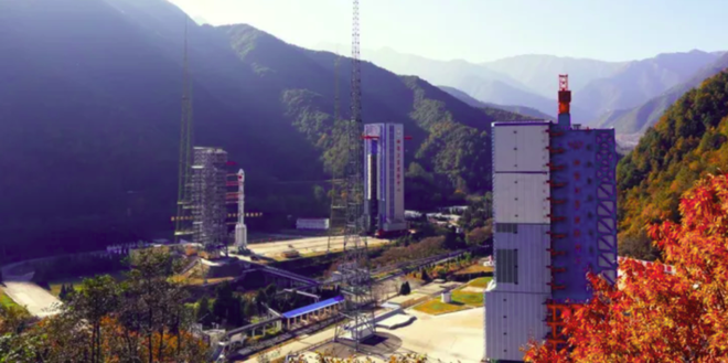 O Centro de Lançamentos de Satélites de Xichang, que está em expansão para poder comportar novas gerações de foguetes (Imagem: Reprodução/Beidou)