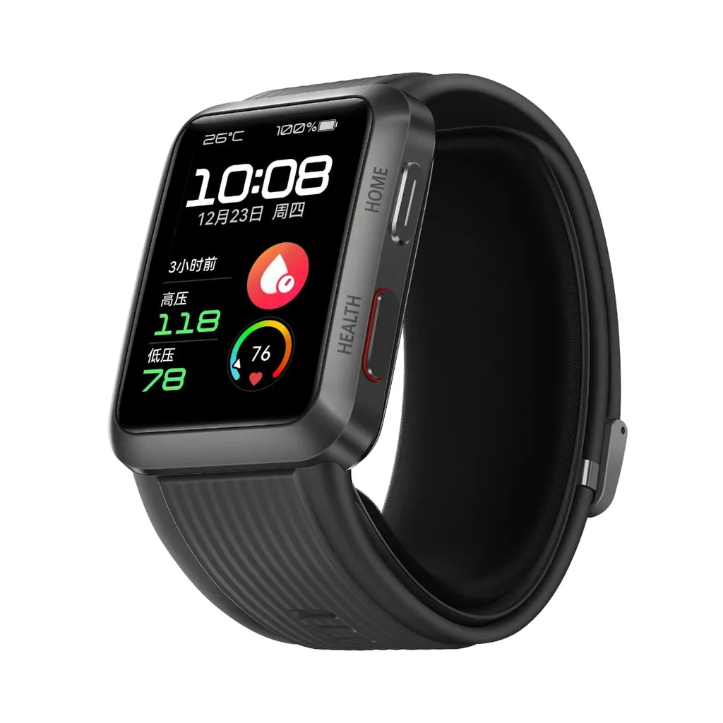 Huawei Watch D é capaz de medir pressão arterial (Imagem: Divulgação/Huawei)