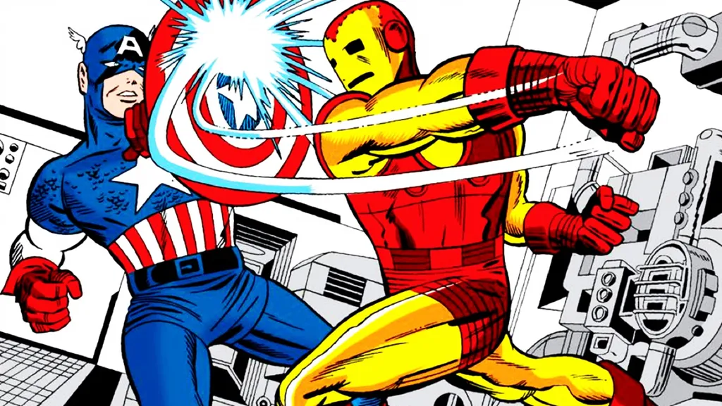 Steve Rogers é mais forte do que Tony Stark, mas o Homem de Ferro é mais forte do que o Capitão América (Imagem: Reprodução/Marvel Comics)
