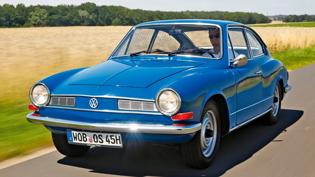 Volkswagen Karmann-Ghia nasceu para substituir o Fusca, mas dividiu espaço com o outro ícone (Imagem: Divulgação/Volkswagen)