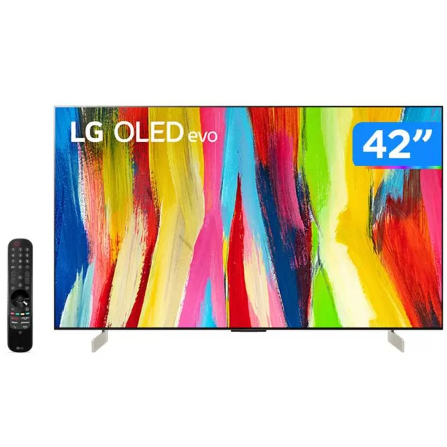 Smart TV 42” 4K OLED LG OLED42C2PSA 120Hz - AI Processor Wi-Fi HDR ...