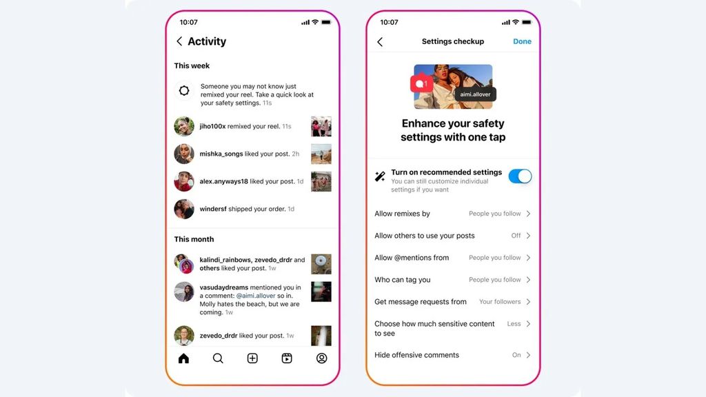 Instagram quer simplificar o ajuste de privacidade da conta (Imagem: Divulgação/Meta)