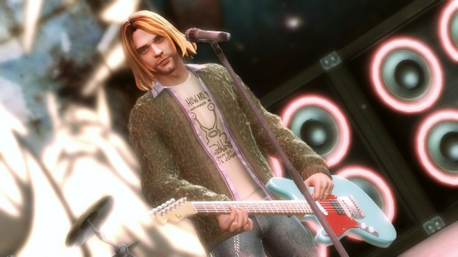 Imagem de Kurt Cobain no Guitar Hero causou polêmica (Imagem: Reprodução)