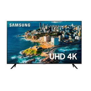 [PARCELADO] Smart TV 70 Polegadas Samsung UHD 4K, 3 HDMI, 1 USB, Bluetooth, Wi-Fi, Gaming Hub, Tela sem limites, Alexa built in - UN70CU7700GXZD