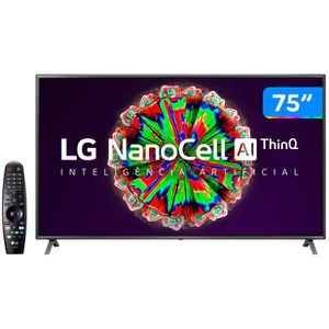 Smart TV 4K UHD NanoCell IPS 75” LG 75NANO79SNA - Wi-Fi Bluetooth Inteligência Artificial 3 HDMI [À VISTA]