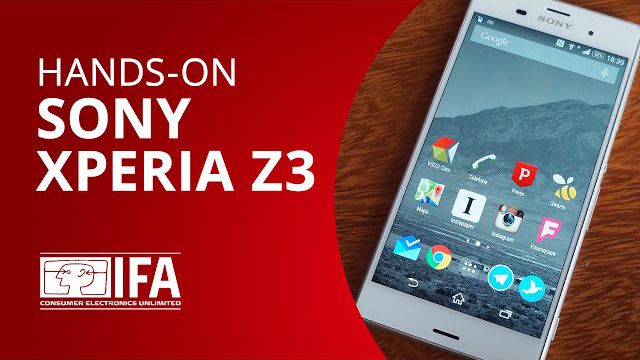 Sony Xperia Z3 [Hands-on | IFA 2014]