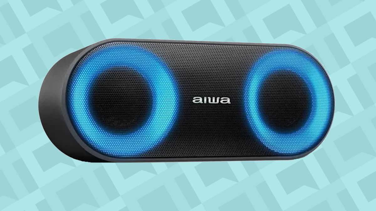 Caixa de som Aiwa com luzes LED por apenas R$ 239 em promoção imperdível