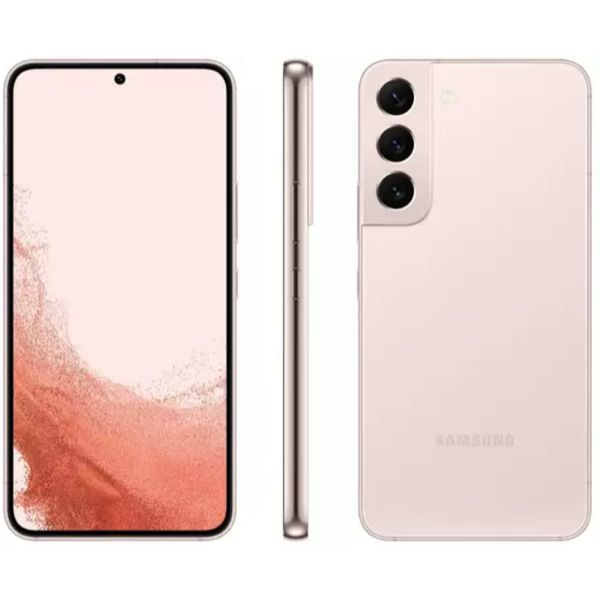Smartphone Samsung Galaxy S22 128GB Rosé 5G 8GB - RAM Tela 6,1” Câm. Tripla + Selfie 10MP Snapdragon [CUPOM EXCLUSIVO]