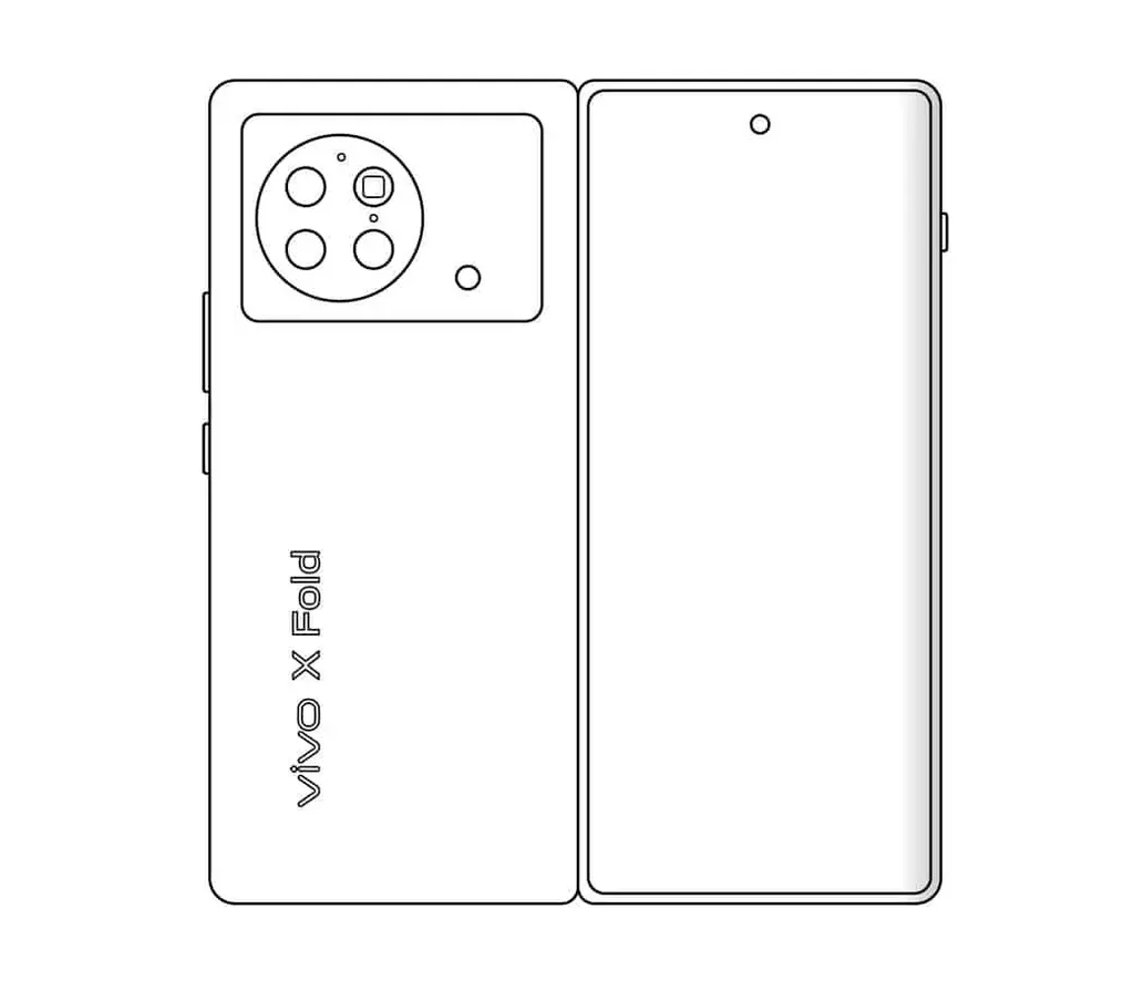 Primeiro celular dobrável da Vivo Mobile deverá ter formado de Galaxy Z Fold 3 (Imagem: Jiemian)