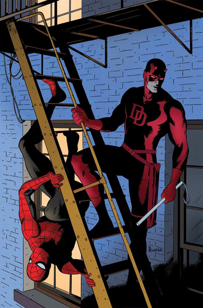 Demolidor e Homem-Aranha sempre foram muito próximos nos quadrinhos (Imagem: Divulgação/Marvel Comics)