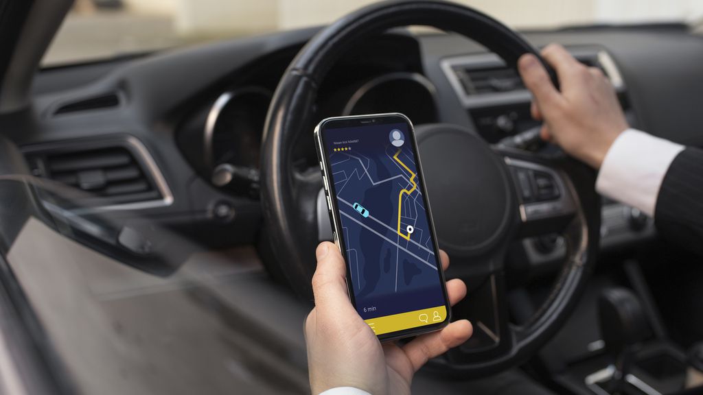 Imagem de um volante