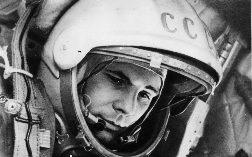 Yuri Gagarin, o primeiro homem a ir ao espaço (Imagem: Reprodução/ESA/Twitter)