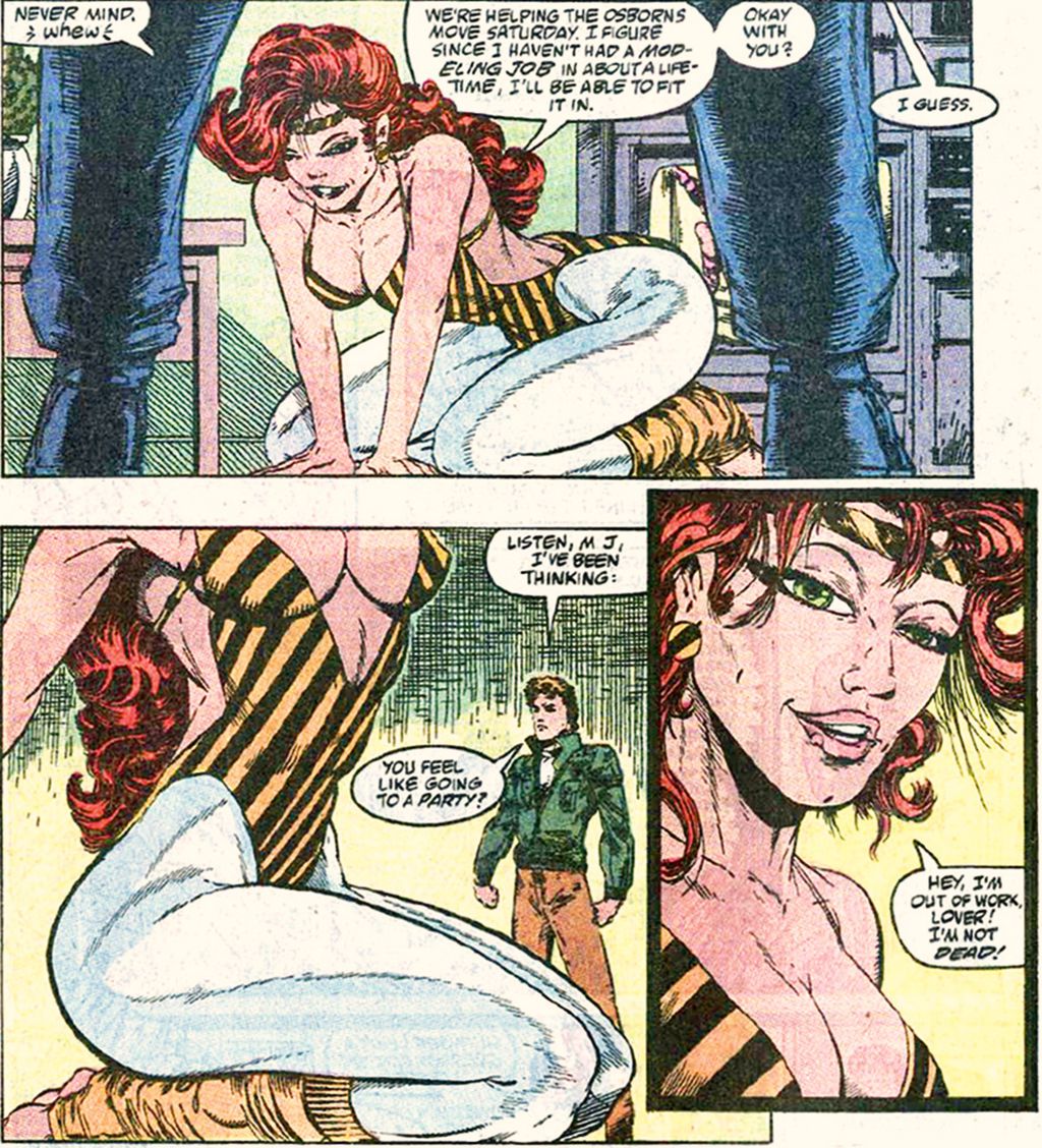 Exemplo de como as editoras apelavam para a sexualização das personagens nos anos 1990 (Imagem: Reprodução/Marvel Comics)