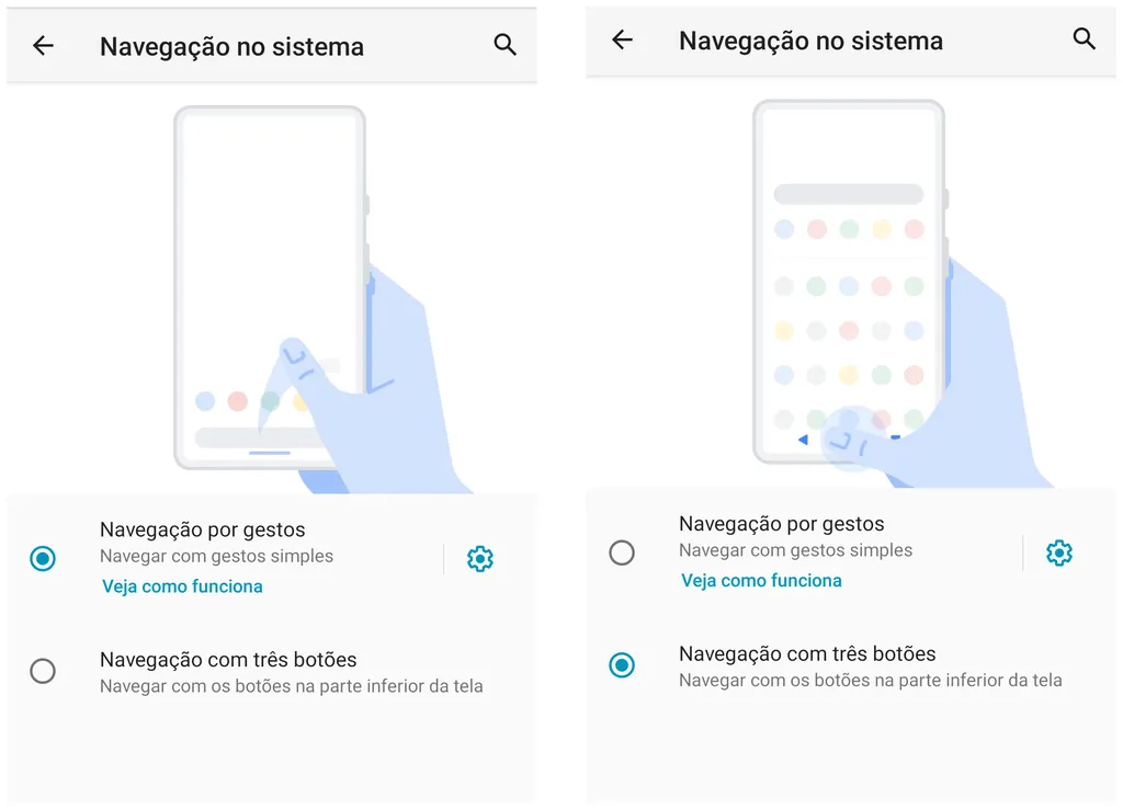 Gestos de navegação estão disponíveis no Android desde o 9 Pie (Felipe Junqueira/Canaltech)