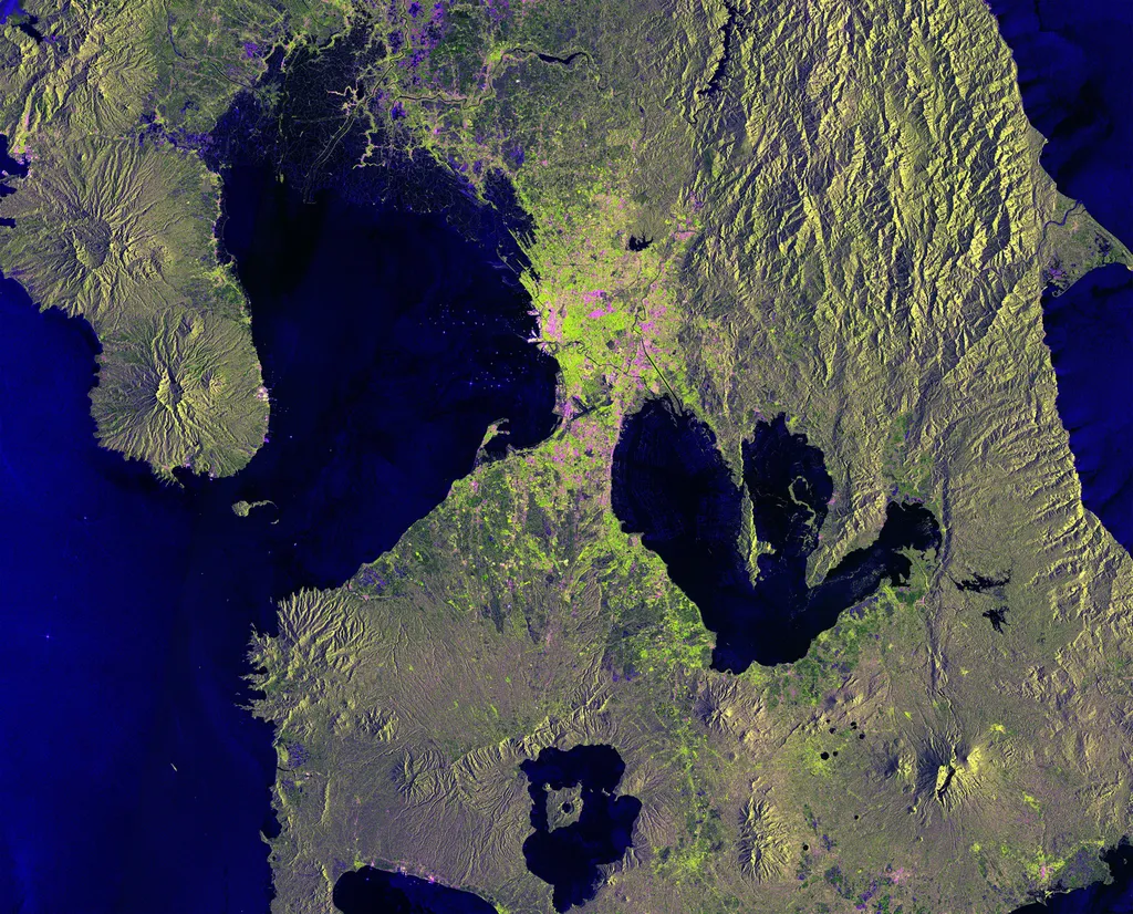 Exemplo de imagem gerada pelo satélite Sentinel-1 (Imagem: ESA/Wikimedia Commons)