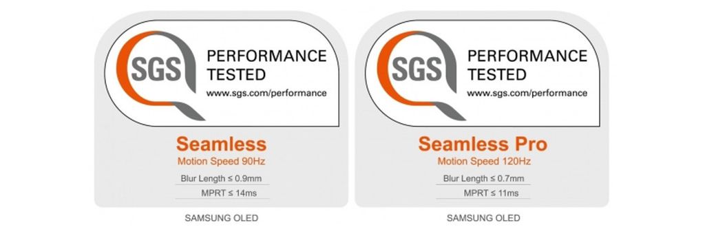 Certificação das telas da Samsung no SGS (Foto: Reprodução/SGS)