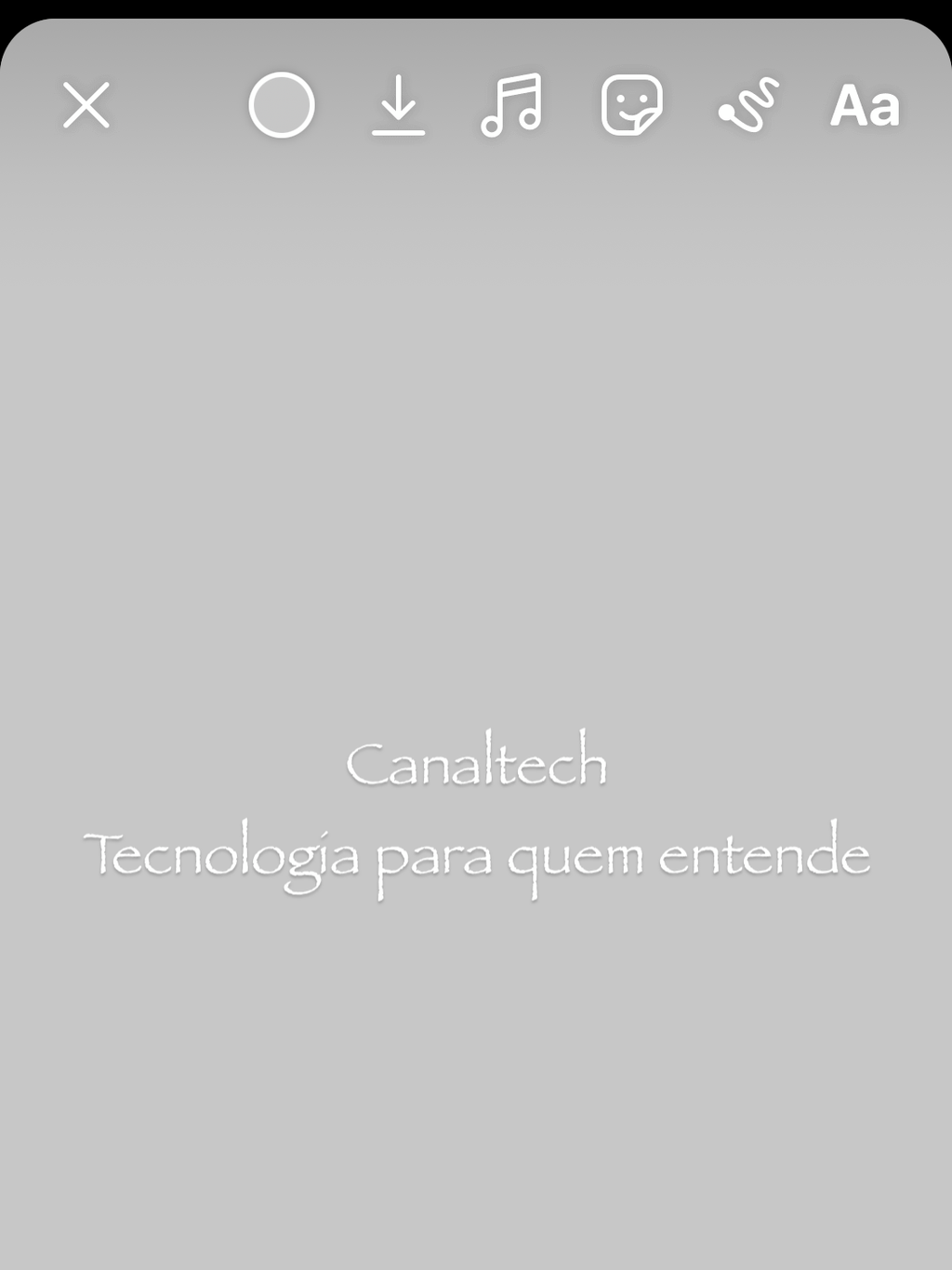 O texto que você escrever ficará no estilo da fonte secreta "Papyrus" (Captura de tela: Caio Carvalho/Canaltech)