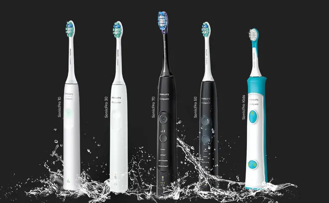 As escovas de dente elétricas Philips Colgate SonicPro oferecem limpeza superior com tecnologia ultrassônica e diferentes modos de escovação (Imagem: Philips/Colgate)