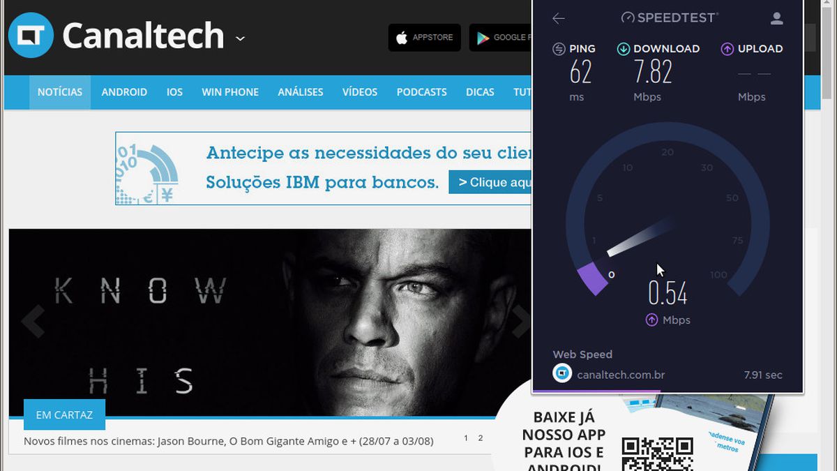 Teste de velocidade para o Chrome - teste de velocidade wifi