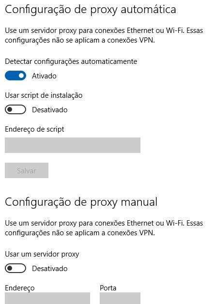 Proxy Windows 10