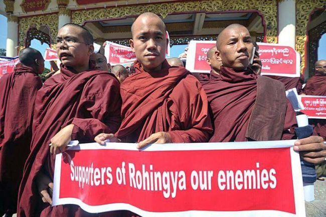 Budistas ultranacionalistas declaram inimizade a ativistas (Foto: Yanghee Lee)