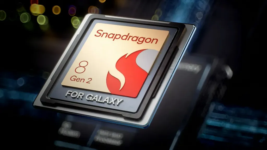 O Snapdragon 8 Gen 2 é atualmente o chipset mais poderosos do mercado para celulares Android. (Imagem: Samsung/Divulgação)