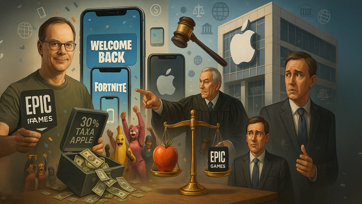 Fortnite retorna à App Store após 5 anos de batalha judicial contra a Apple
