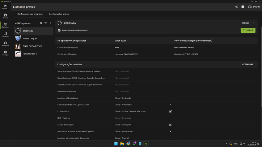 NVIDIA App com recursos do Painel de Controle NVIDIA App com recursos do Painel de Controle