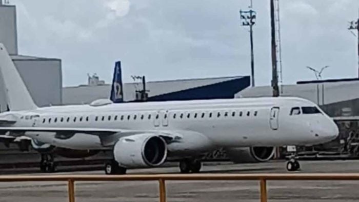 Azul tem novo avião da Embraer que não deverá voar nas rotas da companhia