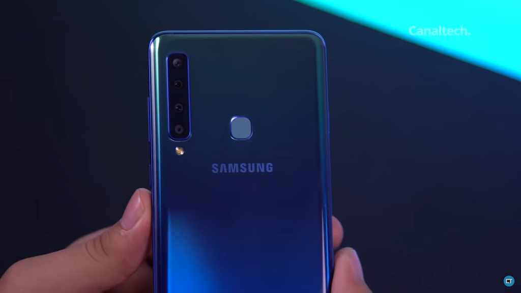 Galaxy A9 (2018) é o primeiro smartphone com 4 câmeras da Samsung (Foto: Canaltech)