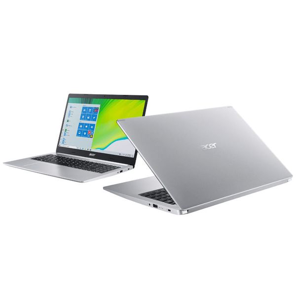 Notebook Acer Aspire 5 Intel Core i5-10210U, 8GB, SSD 256GB, NVIDIA MX250 2GB, Windows 10 Home, 15.6´, Prata - A515-54G-53GP [À VISTA]
