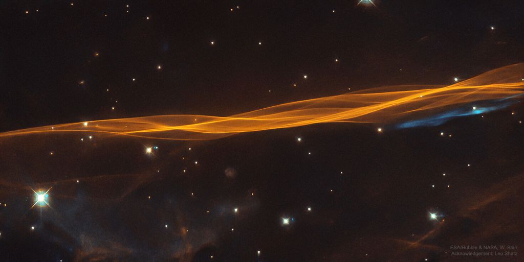 Nebulosa do Véu (Imagem: Reprodução/ESA/Hubble/NASA/W. Blair)