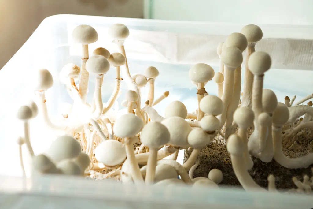 Psilocybe cubensis, um dos cogumelos de onde se extrai a psilocibina para o novo tratamento (Imagem: Simol1407/Envato)