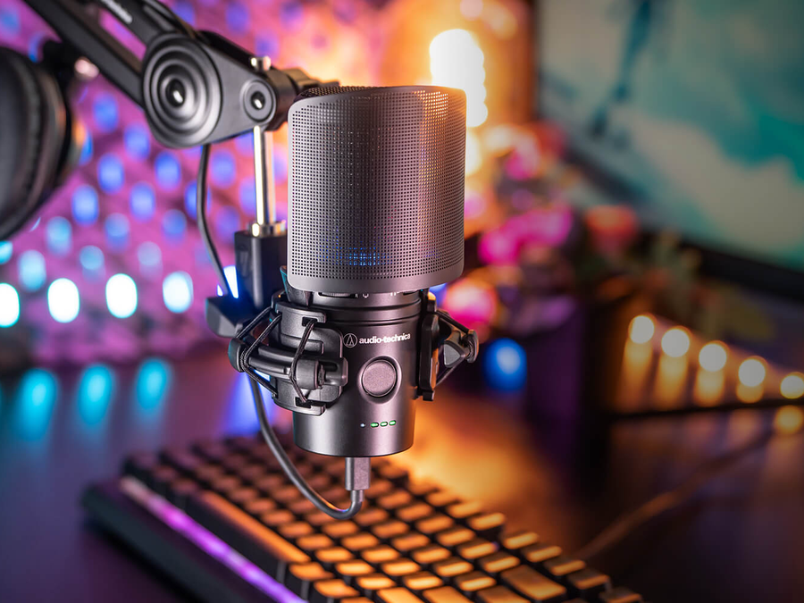 Audio-Technica lança microfone condensador USB para criadores de