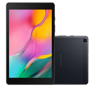 Tablet Samsung Galaxy A T295 32GB 4G Tela 8" Android Quad-Core 2GHz, 2GB RAM, Câmera 8MP AF + 2MP - Preto