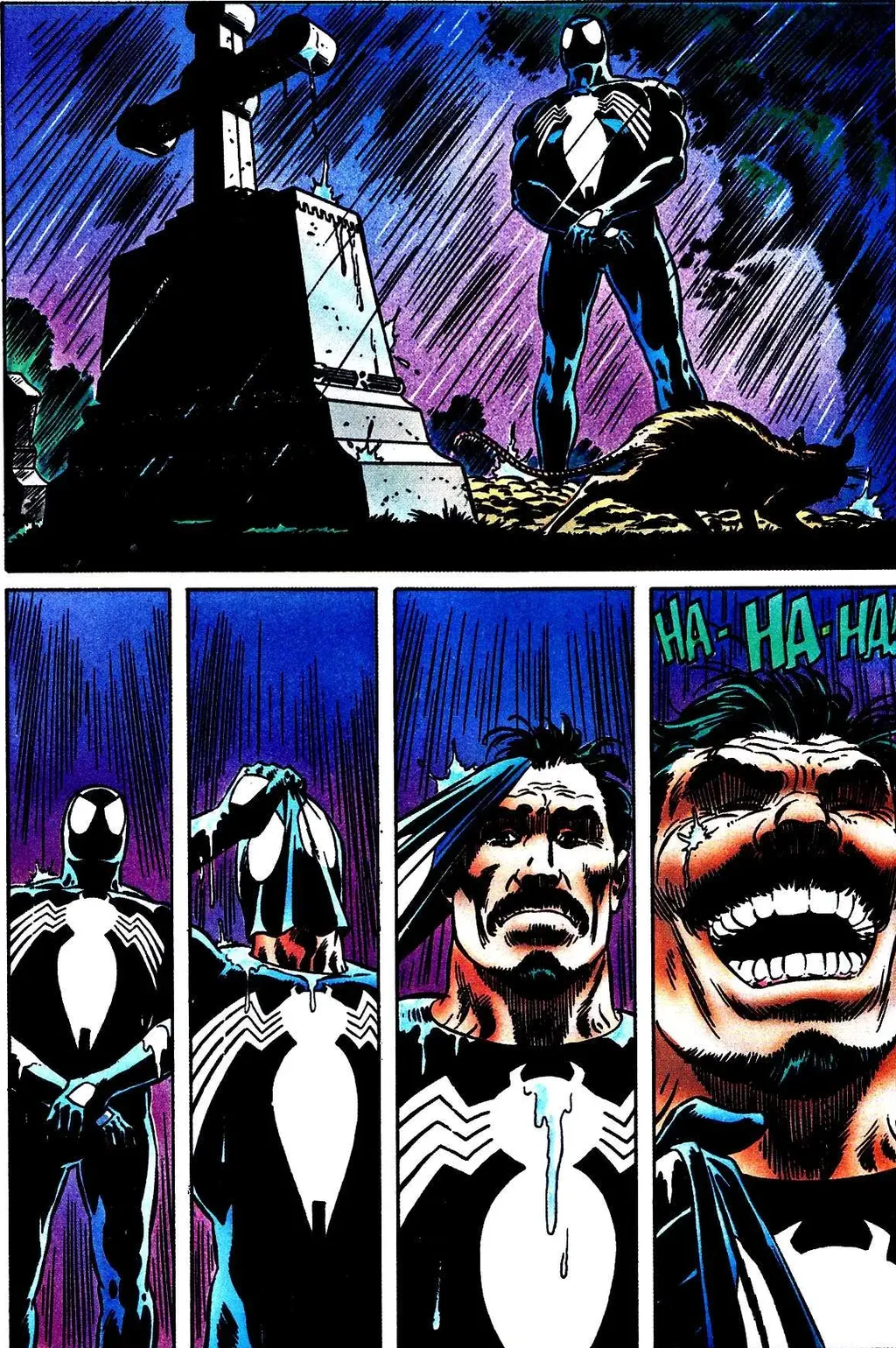 Na HQ, Kraven assume o lugar do herói para história discutir o que é ser o Homem-Aranha (Imagem: Reprodução/Marvel Comics)