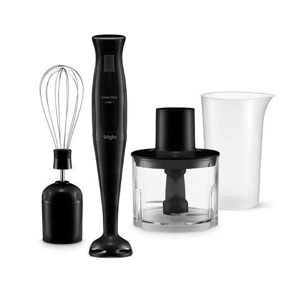 PARCELADO | Mixer Vertical Turbo Chef Elgin 3 em 1 110V 200W Preto