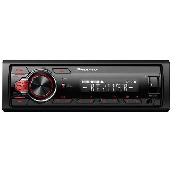 Som Automotivo Pioneer MP3 Player Rádio AM/FM - Bluetooth USB Auxiliar MVH-S218BT