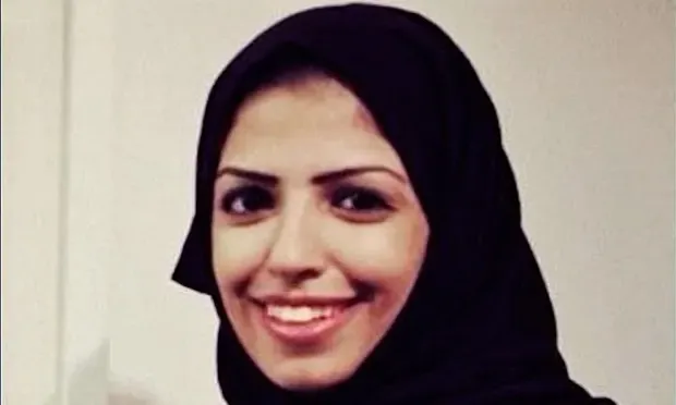 Salma al-Shehab foi acusada de causar agitação pública e desestabilizar a segurança civil e nacional a partir da sua conta no Twitter (Imagem: Reprodução/Democracy Now)