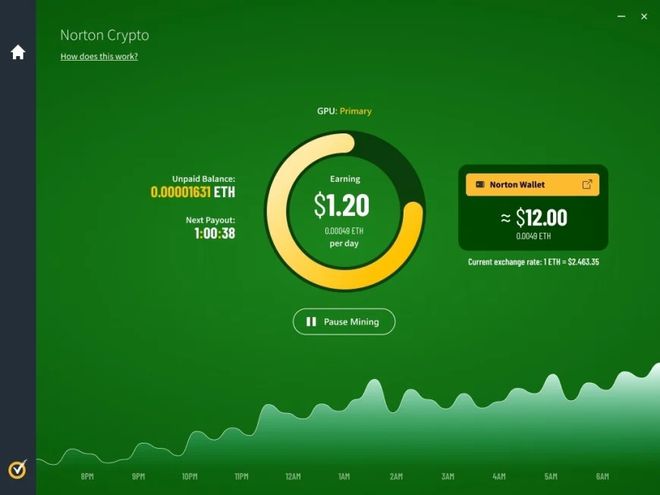 Atualização do Norton 360 adiciona ferramenta de mineração de criptomoedas