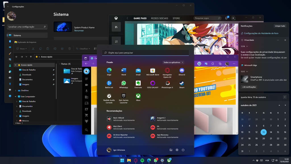 Windows 11 foi lançado em 2021 (Imagem: Reprodução/Microsoft)