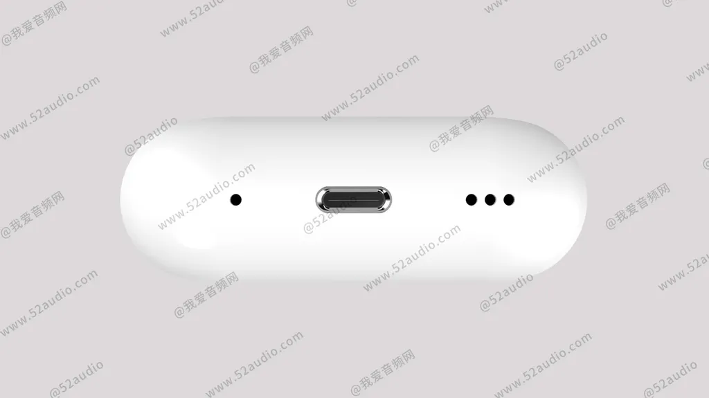 Apple ainda poderia adotar USB-C no AirPods Pro 2 (Imagem: Reprodução/52audio)