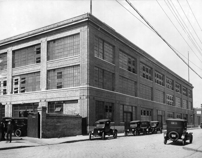Fábrica da Ford localizada no Centro de São Paulo