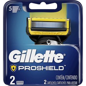 Carga para Aparelho de Barbear Gillette Fusion Proshield - 2 unidades