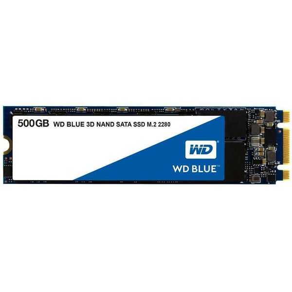 SSD WD Blue, 500GB, M.2, Leitura 560MB/s, Gravação 530MB/s - WDS500G2B0B [BOLETO]