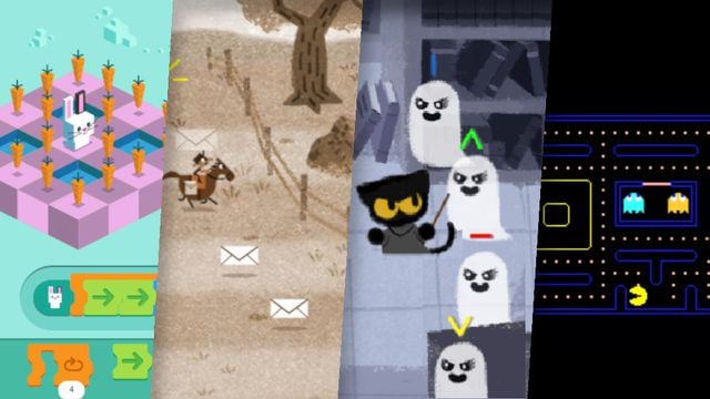 Google Doodles  Google doodles, Jogos do dia das bruxas, Dia das