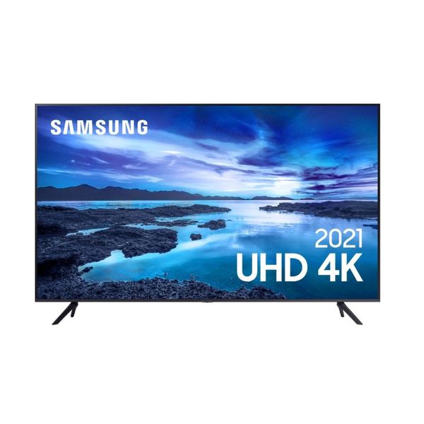 Samsung Smart Tv 50" Uhd 4k 50au7700, Processador Crystal 4k, Tela Sem Limites, Visual Livre De Cabos, Alexa Built In [CUPOM]