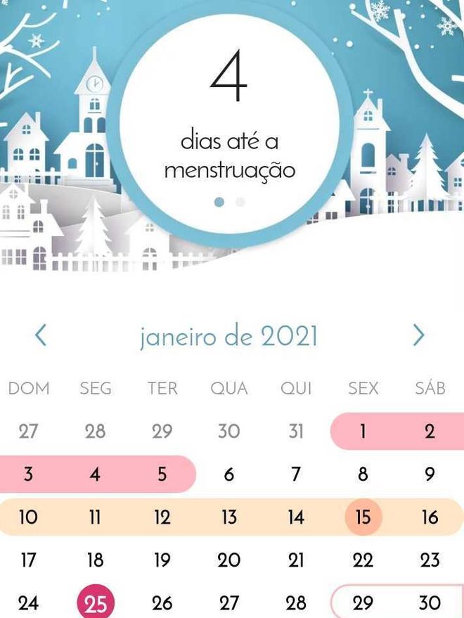 O Calendário Diário funciona como uma espécie de agenda (Imagem: Guadalupe Carniel/Captura de tela)
