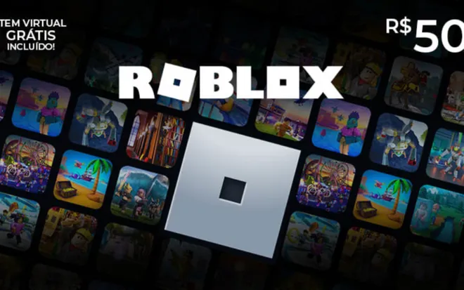 Cartão-presente do Roblox pode ser encontrado em lojas online no Brasil (Imagem: Divulgação/Roblox)